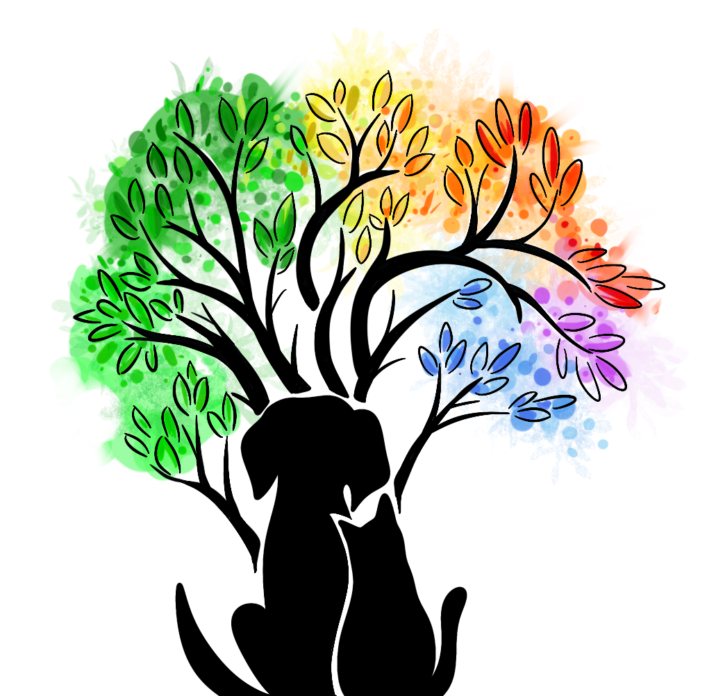 happy earth pet hospice logo in color