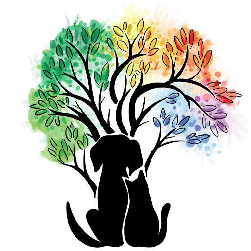 happy earth pet hospice logo in color