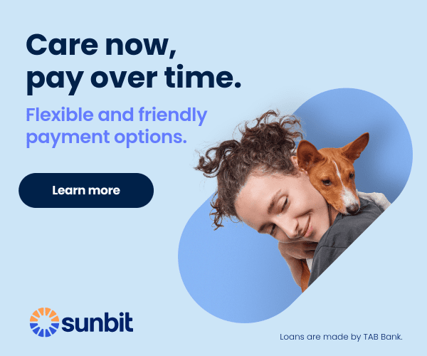 Vet Digital Banner for Sunbit financing options